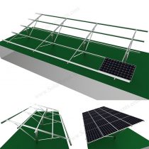 pillar solar panel racking system