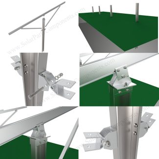 pillar support solar mounts