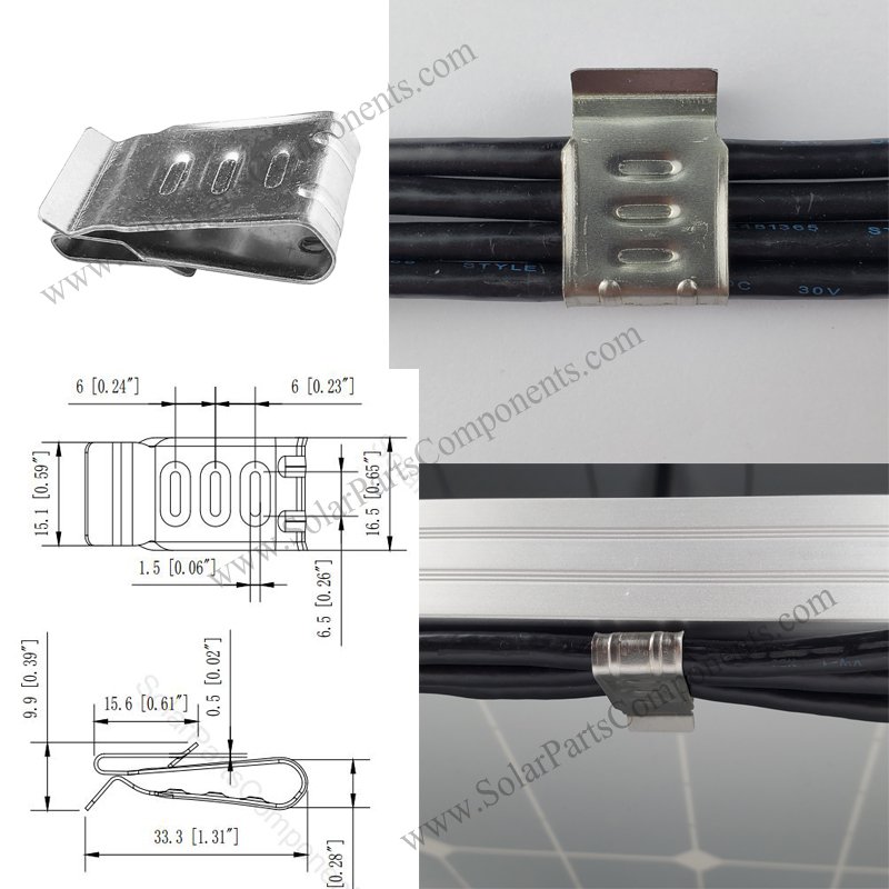 Solar PV cable clips factory