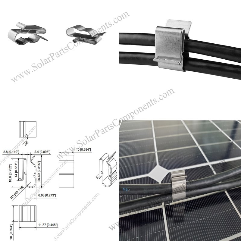 solar panel wire clip factory 