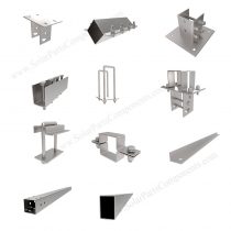 BIPV flat roof solar mounts