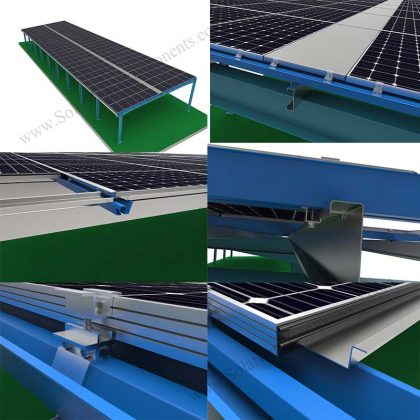 BIPV roofing for industry, waterproof, SPC-BIPV-IN1