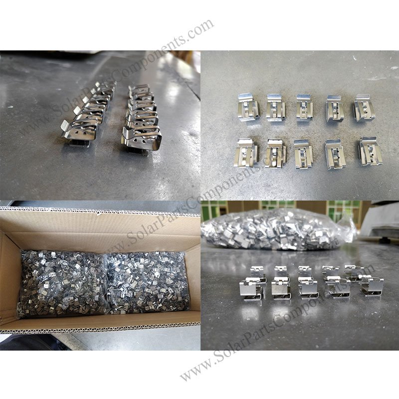 90-deg stainless steel cable clips