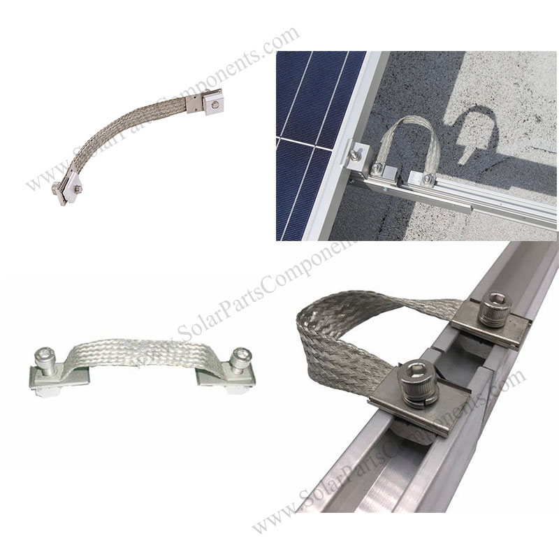 what is the purpose of bonding strap for solar mounts