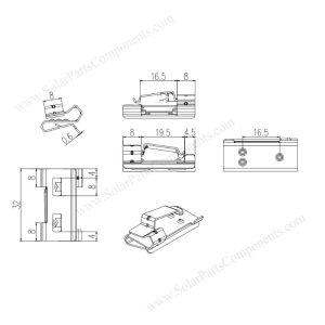 2-Wire-90-PV-clips-SPC-PV-CC10