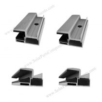 bifacial solar panel end clamps