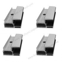 bifacial pv module end clamps
