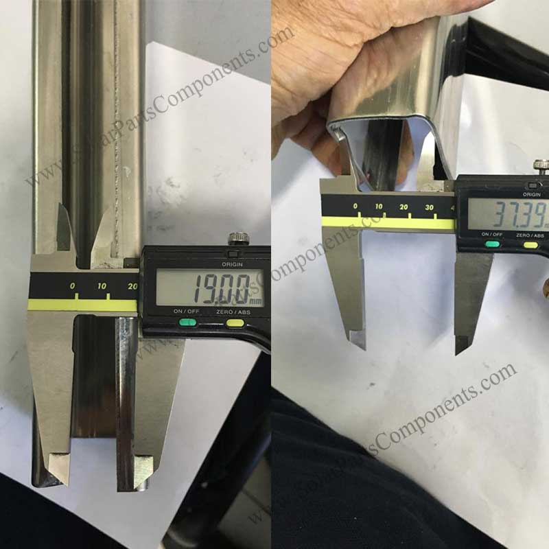 solar steel rail sizes