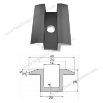 aluminum mid clamps for solar panel mounting