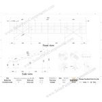 PV power plant racking on metal roof design