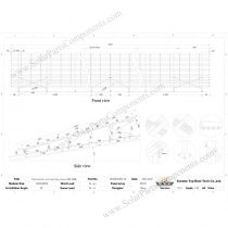 rooftop solar power plant racking BOM