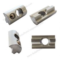 sliding T nuts M8 with ball for PV mounts