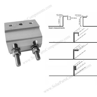 universal standing seam metal roofing clips