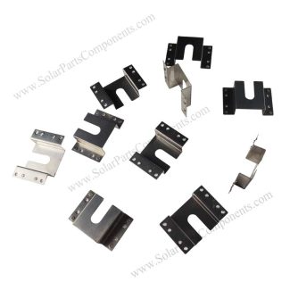 grounding earthing plate for solar panel racks