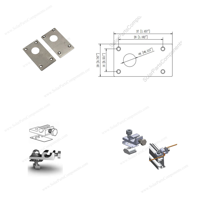 solar earth clamps SUS304