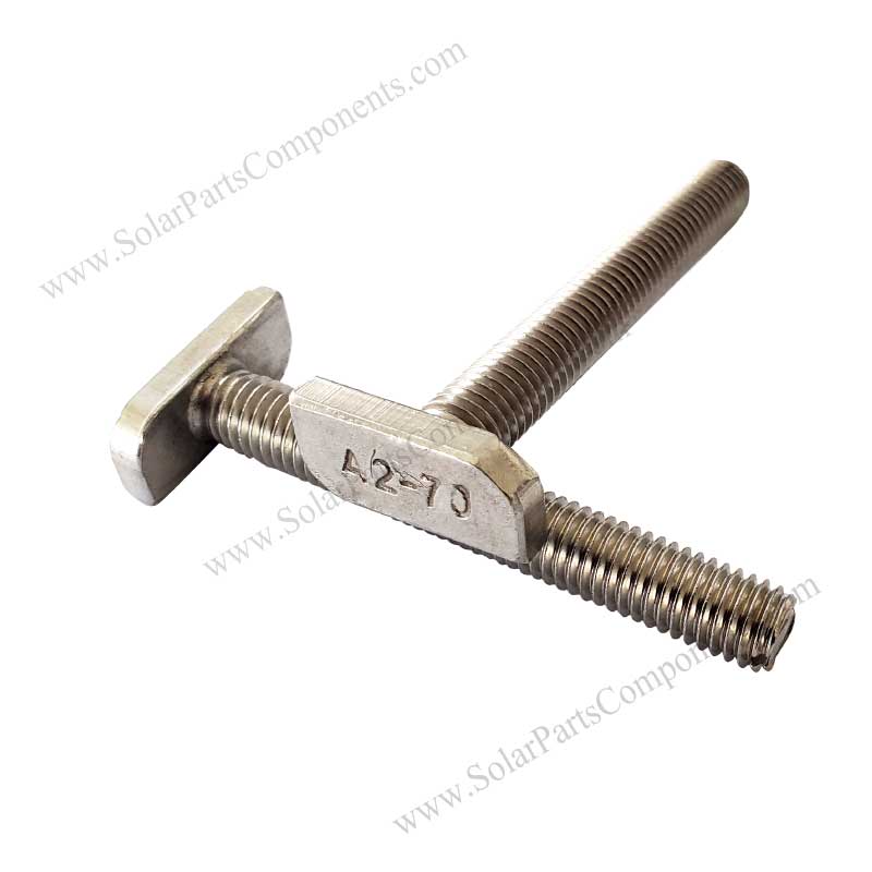 T bolts for solar panel stainless steel 304