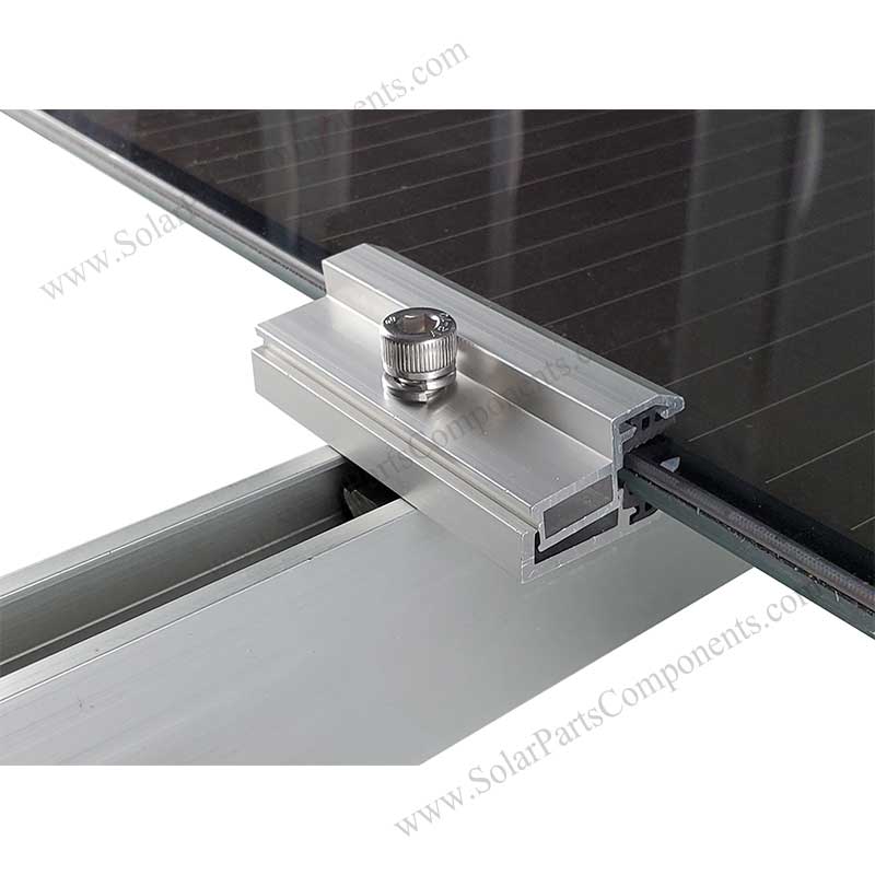 bificial solar panel clamps, solar mounting kits