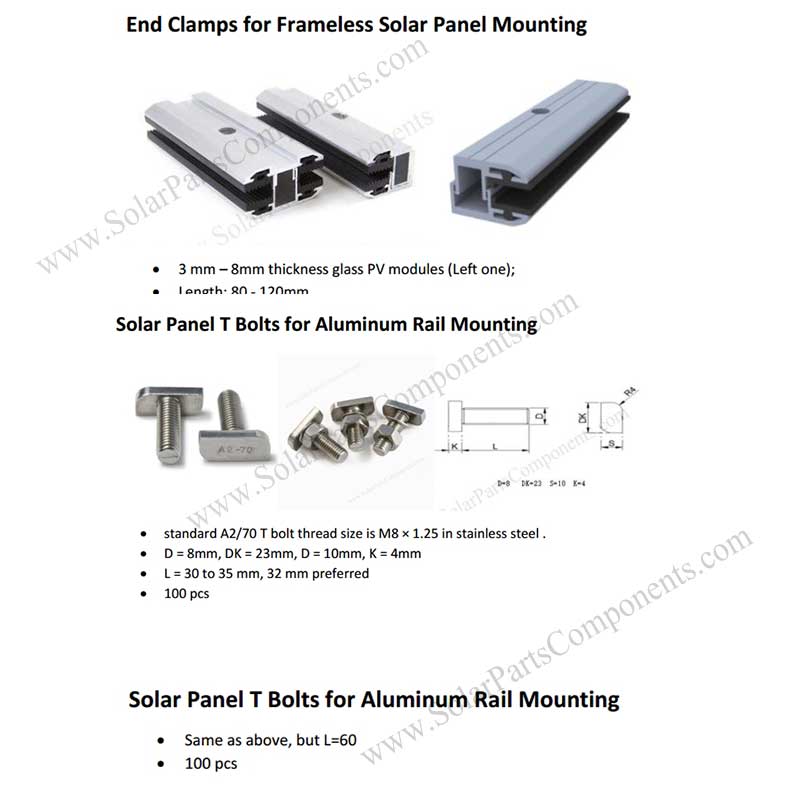 SOLAR MOUNTING KITS factory SOLAR MOUNTING KITS