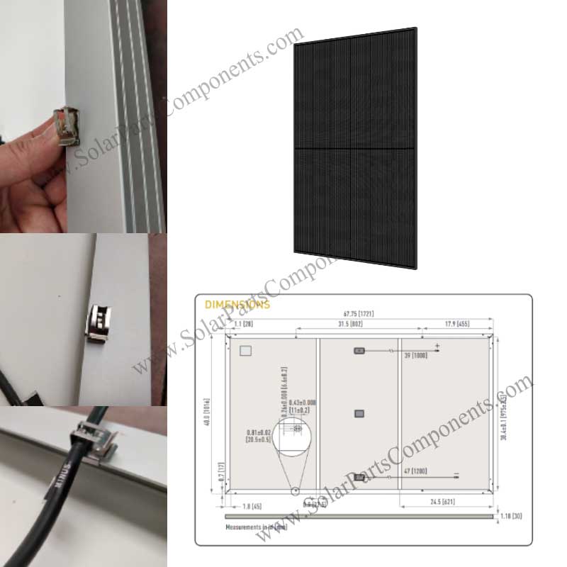 solar panel wire clips