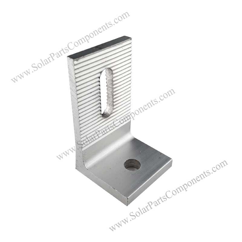 L foot bracket for solar mounting
