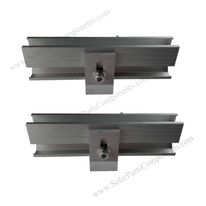 L foot bracket for solar mounting corrosion resistance