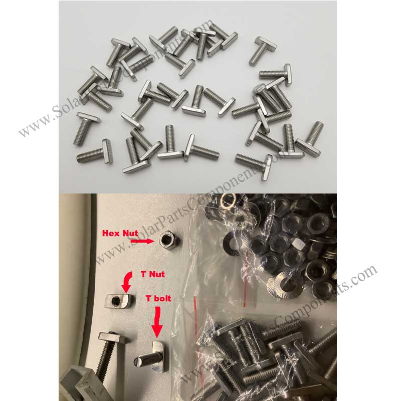 25mm length T-Bolt for Solar Panel Mounting System