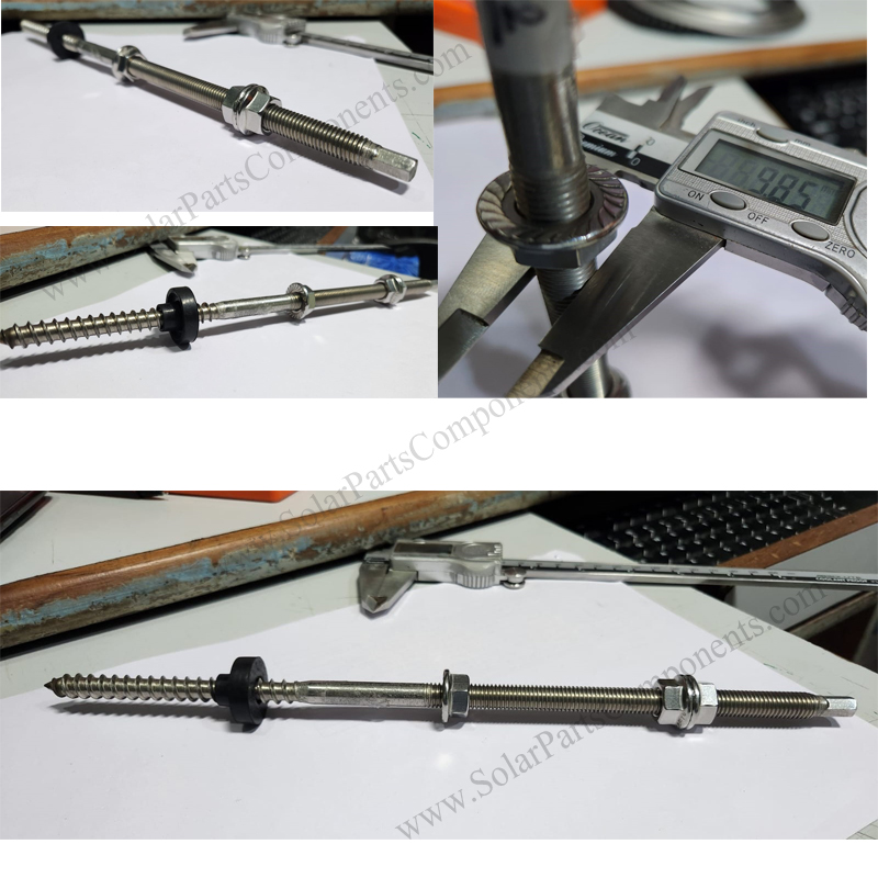 hanger bolt for solar M10x300mm