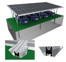 solar carport mounting system