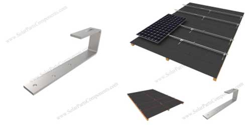 Asphalt tile Roof Hook for solar mounting system