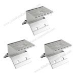 PV panel metal roof clamps