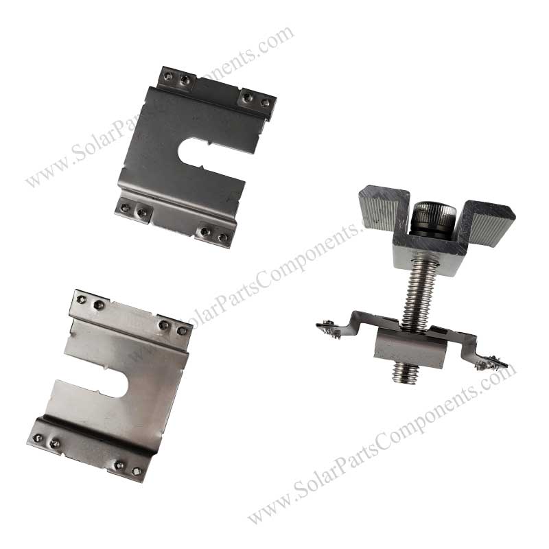 grounding clips for solar modules