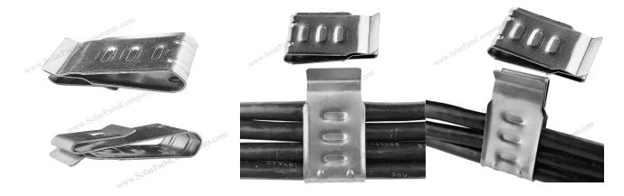 Solar cable clip series SUS304