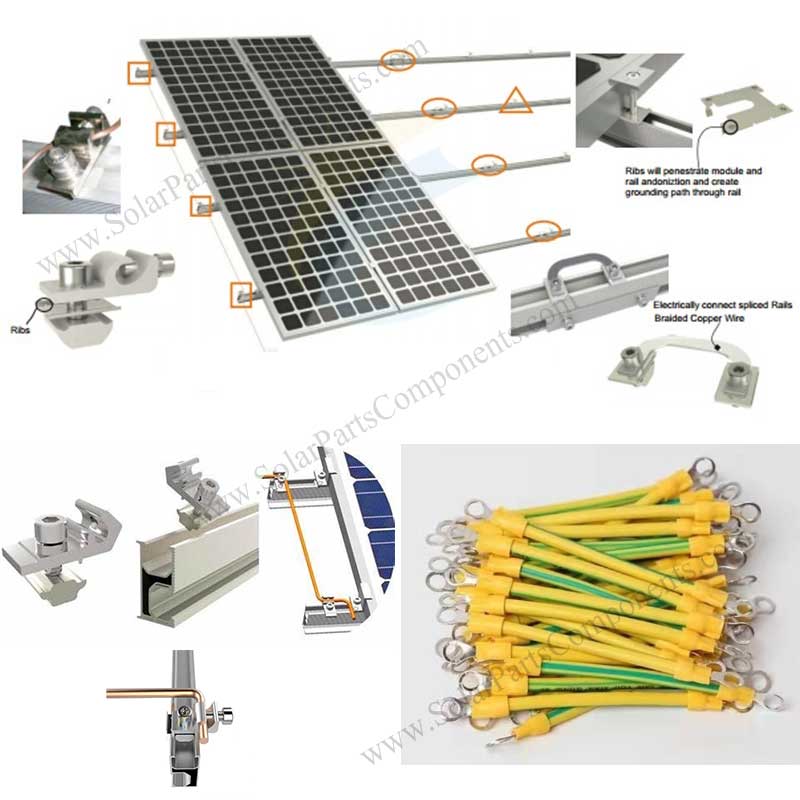 solar panel grounding kits factory