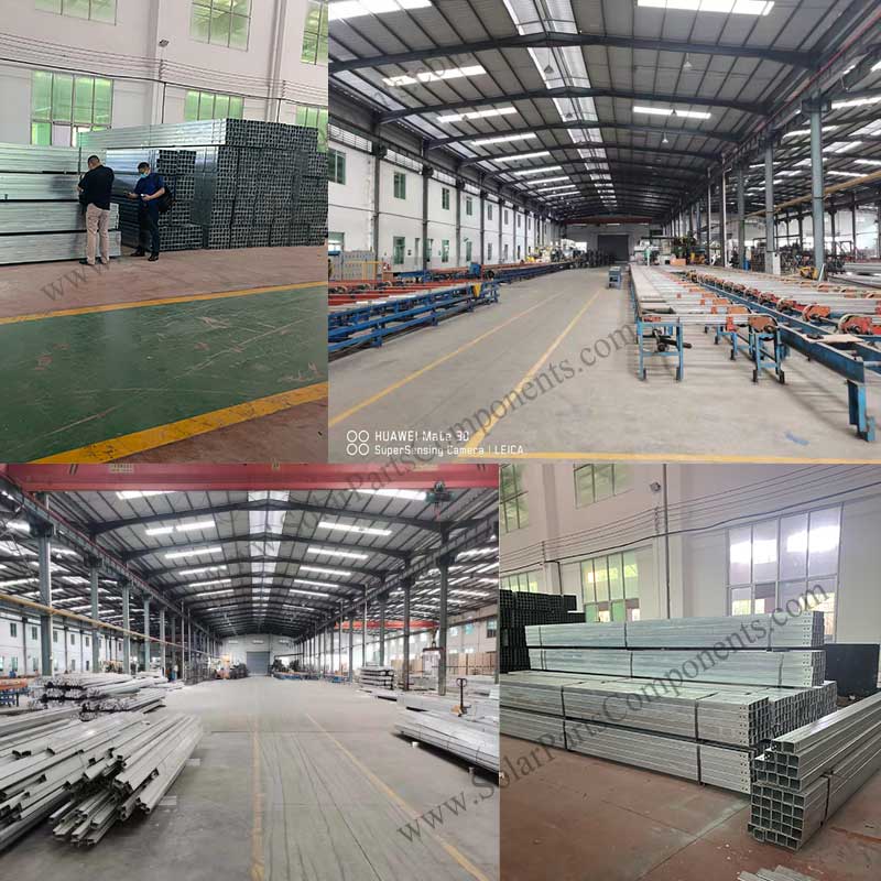 solar aluminum racking factory solar aluminum racking factory
