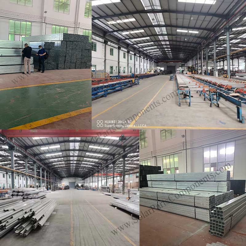 solar aluminum racking factory