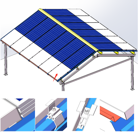 BIPV roof mounts-1