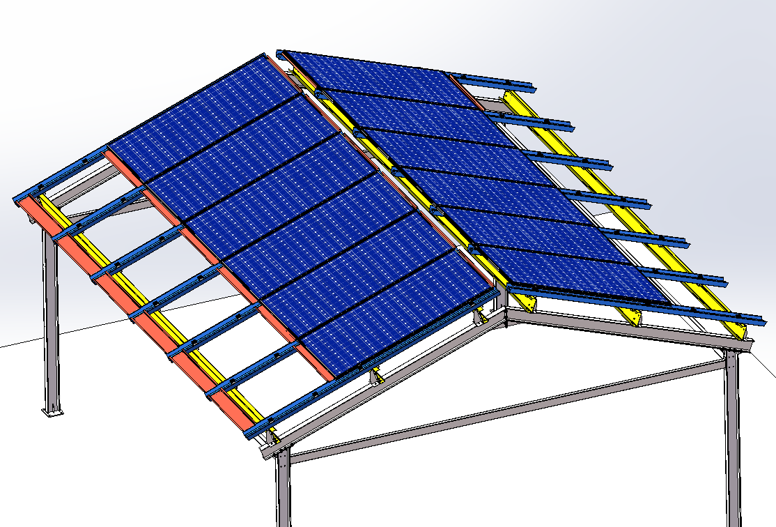 BIPV solar mounting system