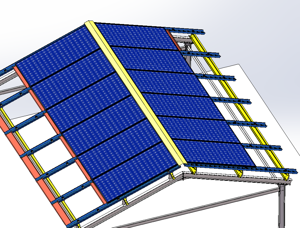 BIPV solar roof mounting system good quality