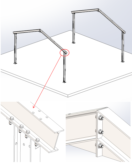 BIPV solar roof mounts