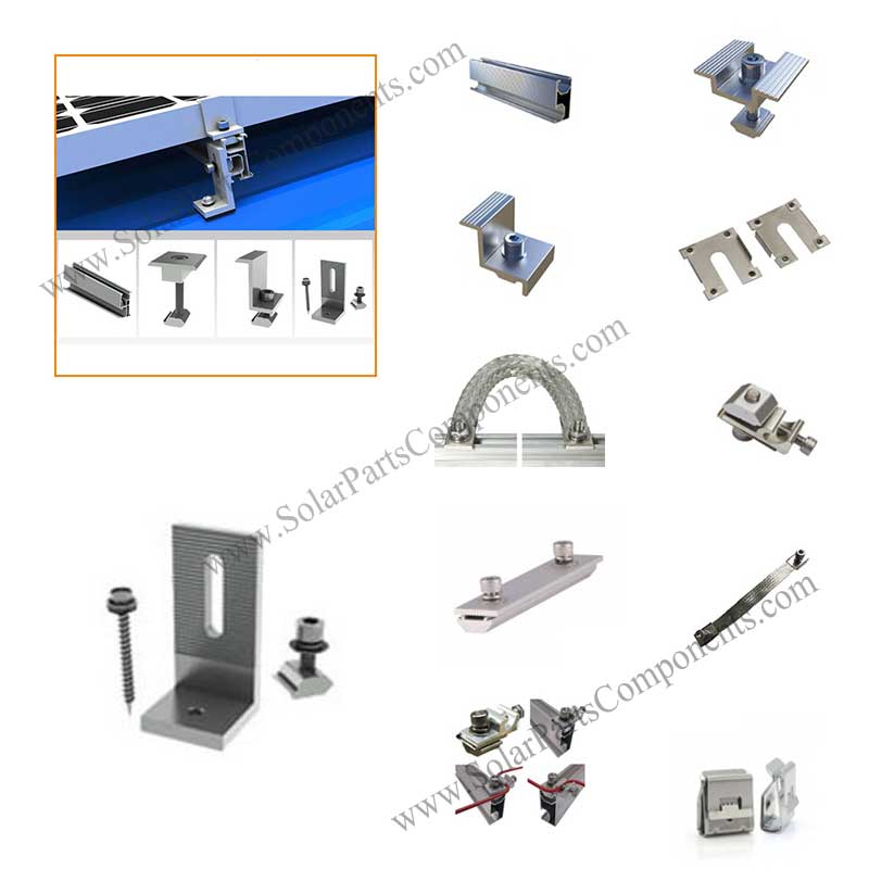 Mouting Parts and Components for this Metal Rooftop Mounting System – L feet