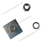 M6 square head screw for solar mounts