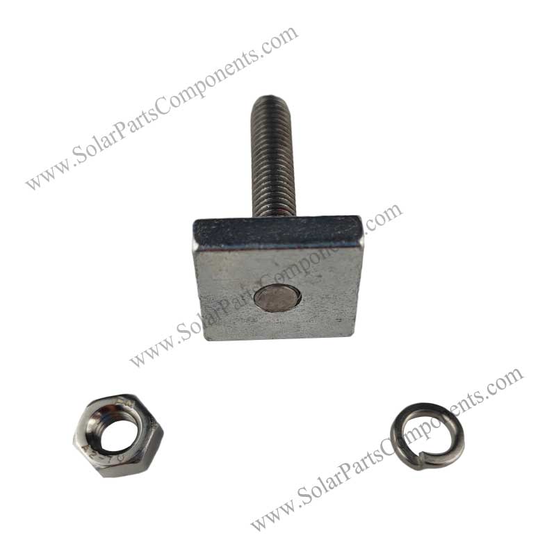 M6 square head bolts for solar A2-70