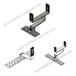 customized hooks on pitched roof