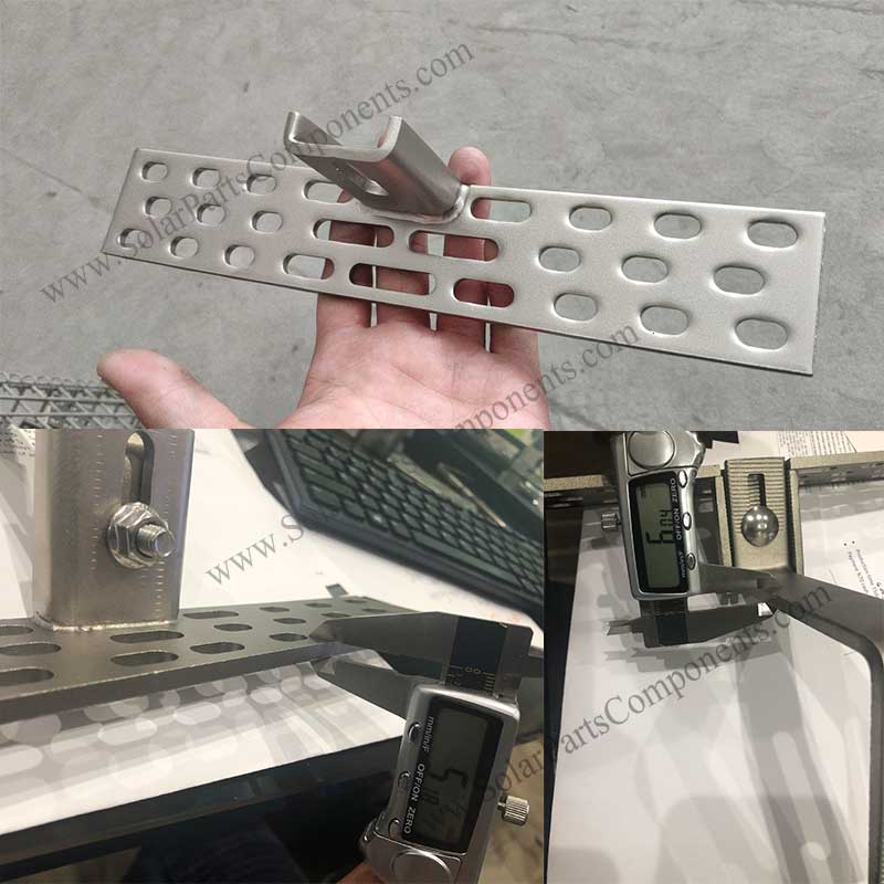 customized solar roof brackets