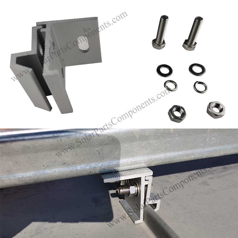 solar panel clamps for metal roof without drilling