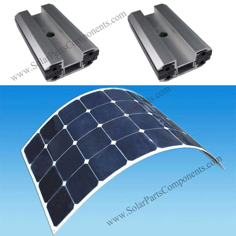 flexible PV panel clamps