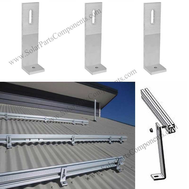 L feet solar bracket tall 180