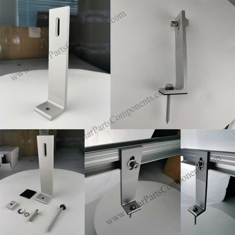 L feet solar bracket supplier