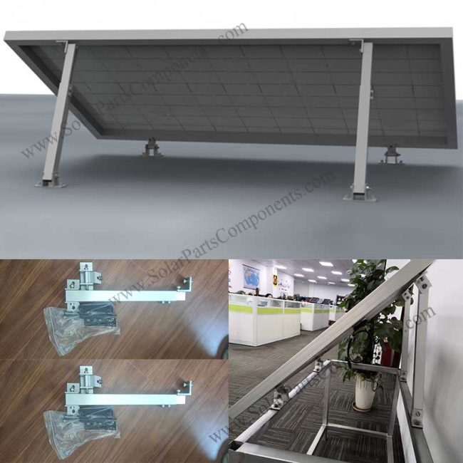 Brackets Home Panel Solar Panel Mount Brackets with Adjustable Tilt Legs