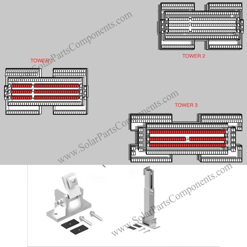 Solar Mount Brackets with-Tilt Legs